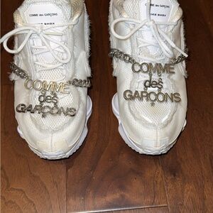Comme des Garcons X Shox TI white